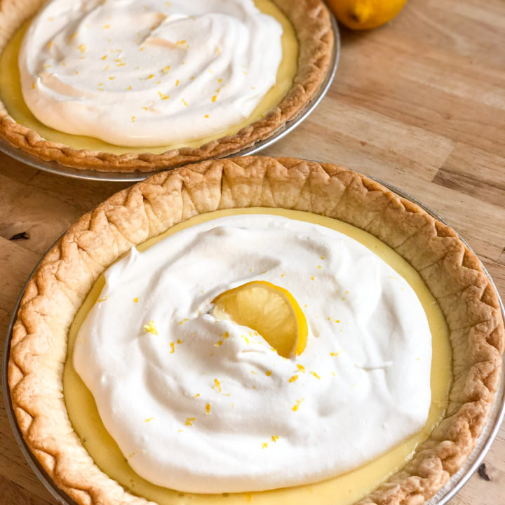 lemon pie whipped cream