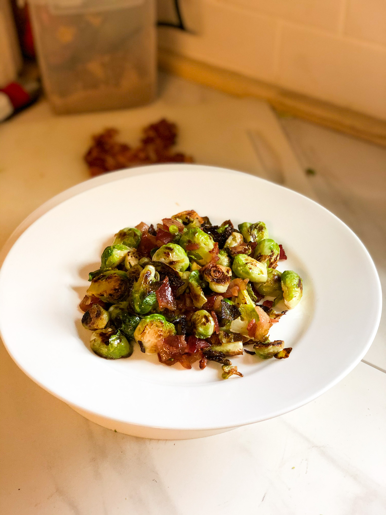 brown sugar bacon brussel sprouts